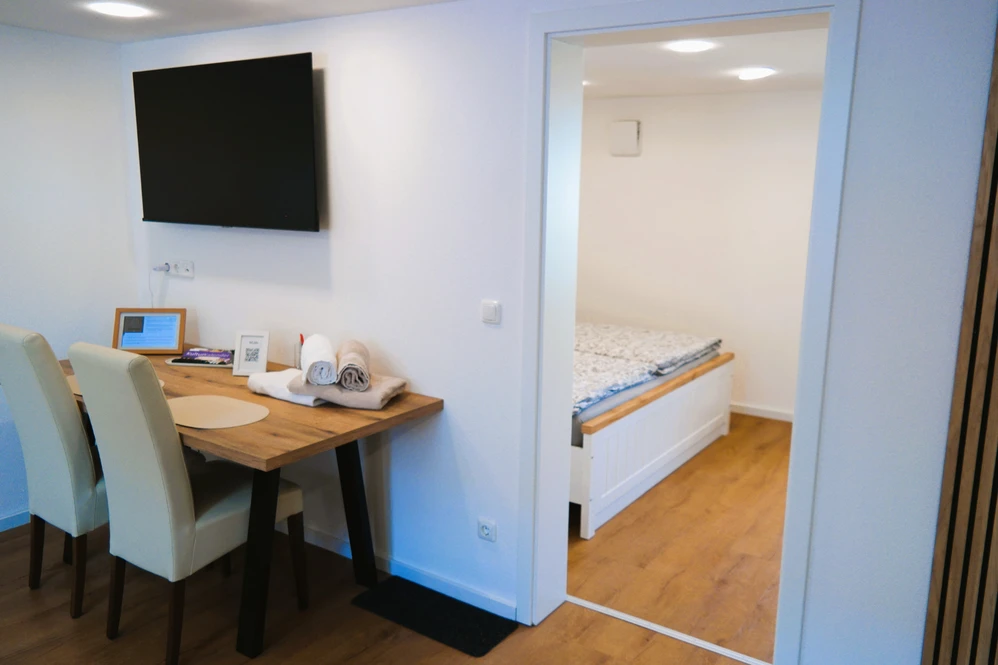 Ferienwohnung Bad Neustadt – Apartment 1 Wohnzimmer